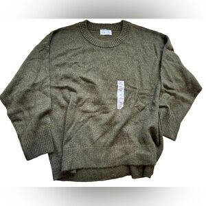 Old Navy Women's Olive Crewneck Sweater Plus Size 3x BNWT